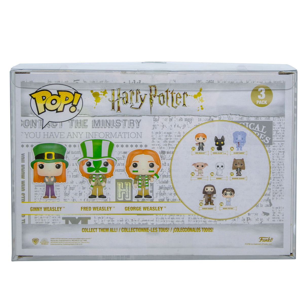 3-Pack Weasley Quidditch Funko Pop! PopShield Protectors