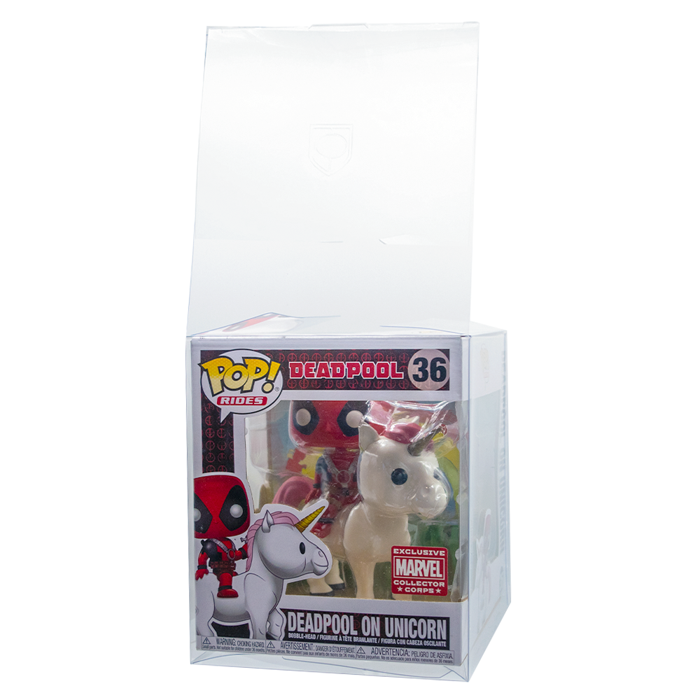 Deadpool on Unicorn/Kylo Tie Fighter Funko Pop! PopShield Protectors