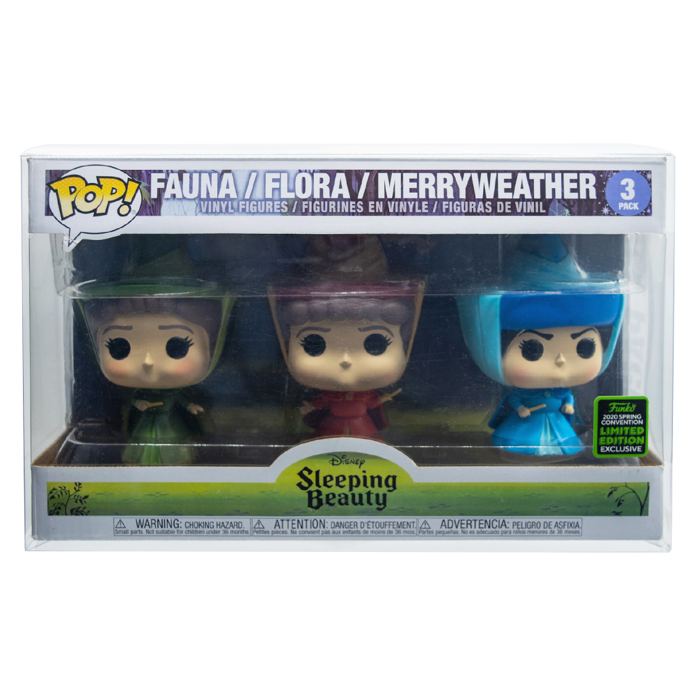 Sleeping Beauty 3-Pack Funko Pop! PopShield Protectors