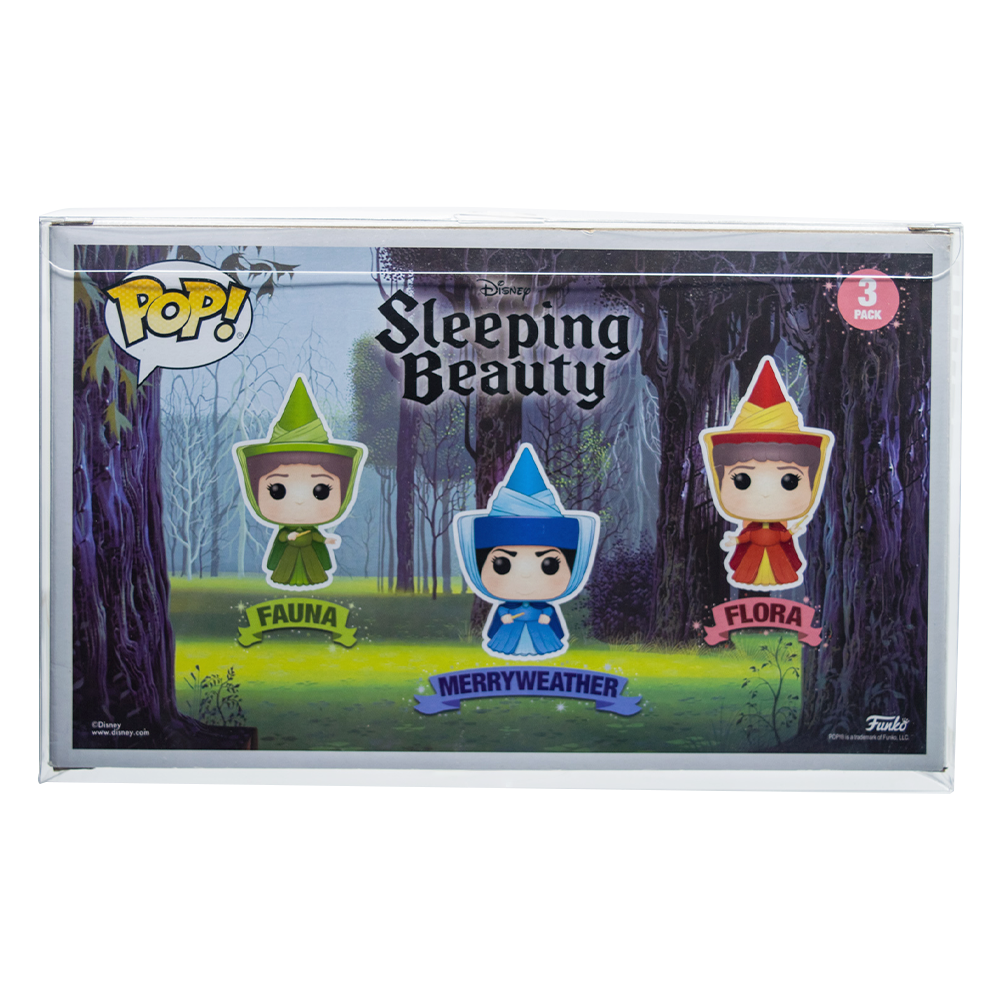 Sleeping Beauty 3-Pack Funko Pop! PopShield Protectors