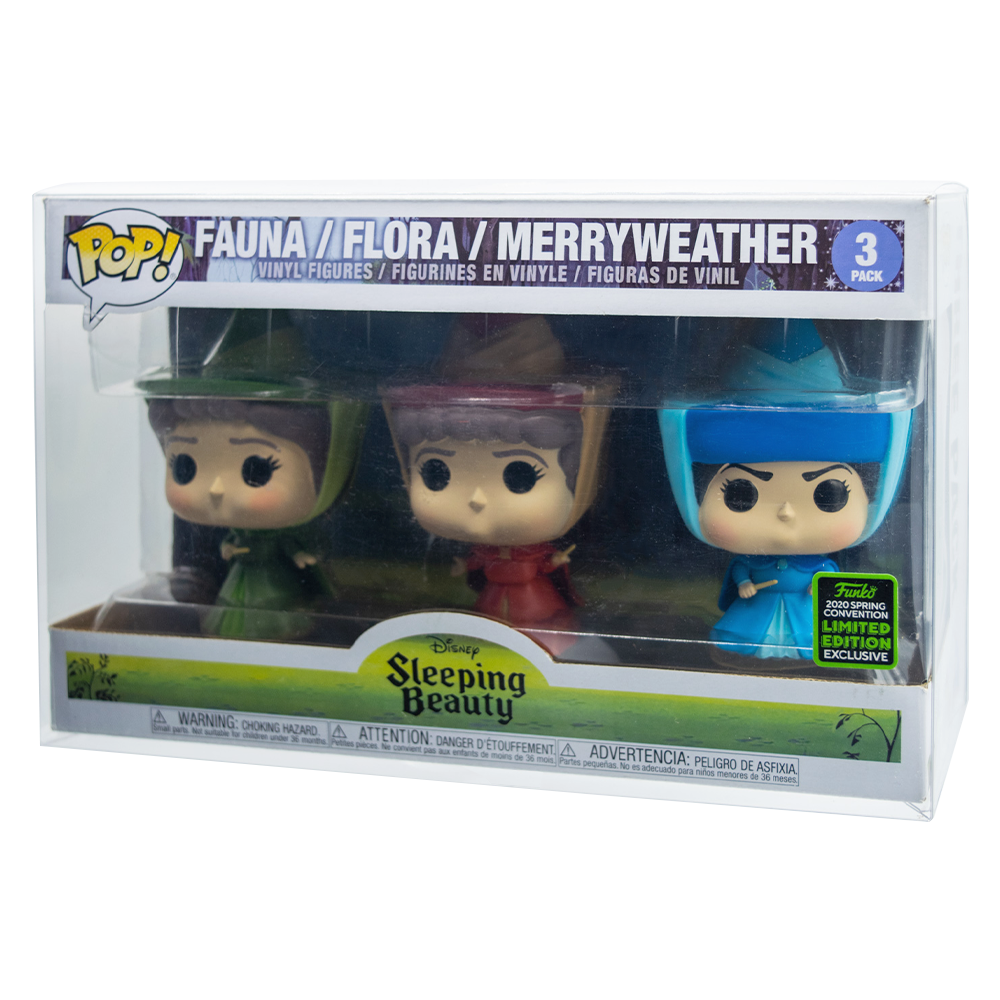 Sleeping Beauty 3-Pack Funko Pop! PopShield Protectors