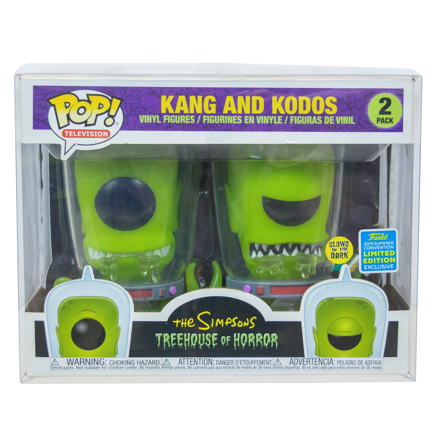 Kang & Kodos 2-Pack Funko Pop! PopShield Protectors