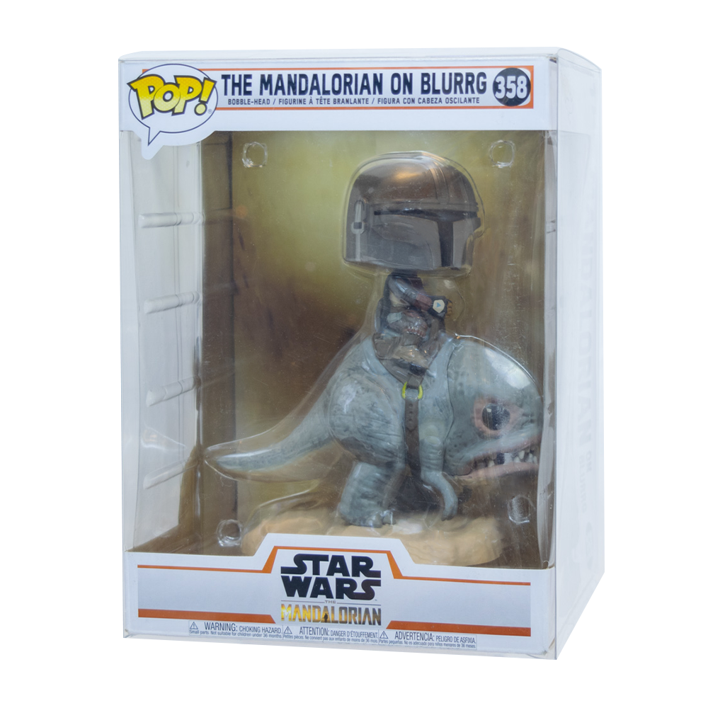 Mandalorian on Blurrg Funko Pop! PopShield Protector