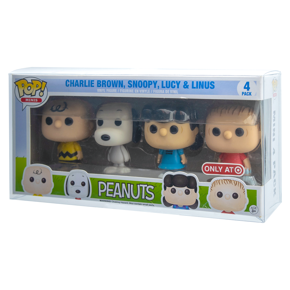 Peanuts Mini 4-Pack Funko Pop! PopShield Protectors
