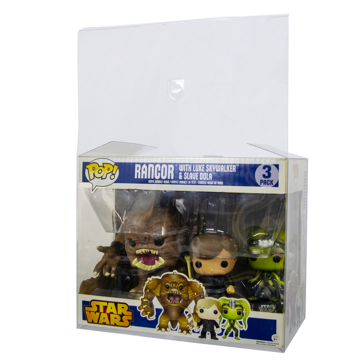 Large Star Wars 3-Pack Funko Pop! PopShield Protectors