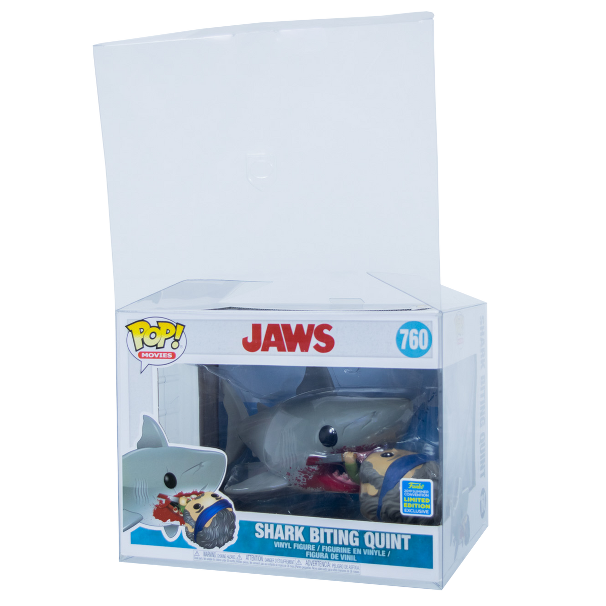Shark Biting Quint Funko Pop! PopShield Protectors