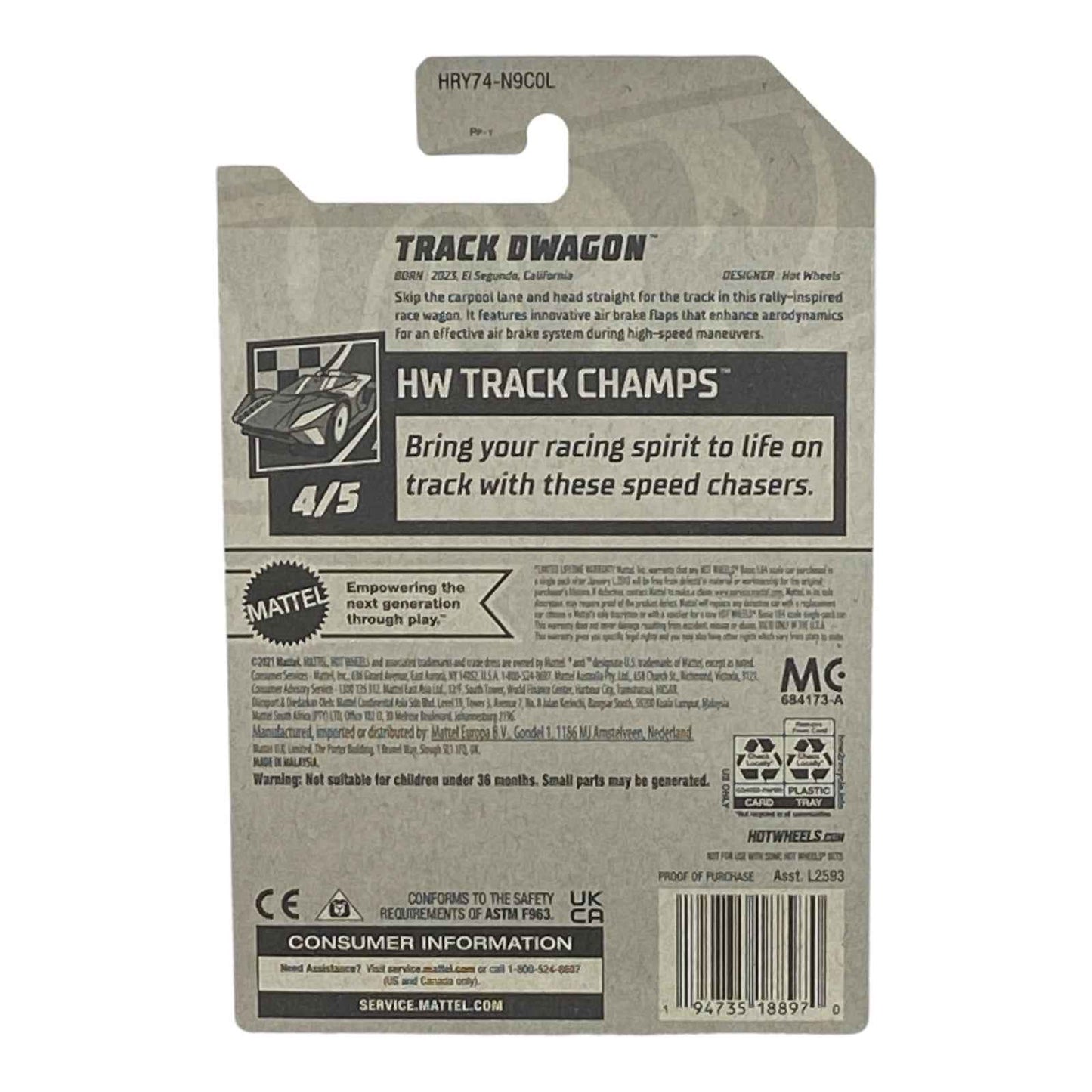 Hot Wheels Track Dwagon | Track Champs Series 4/5