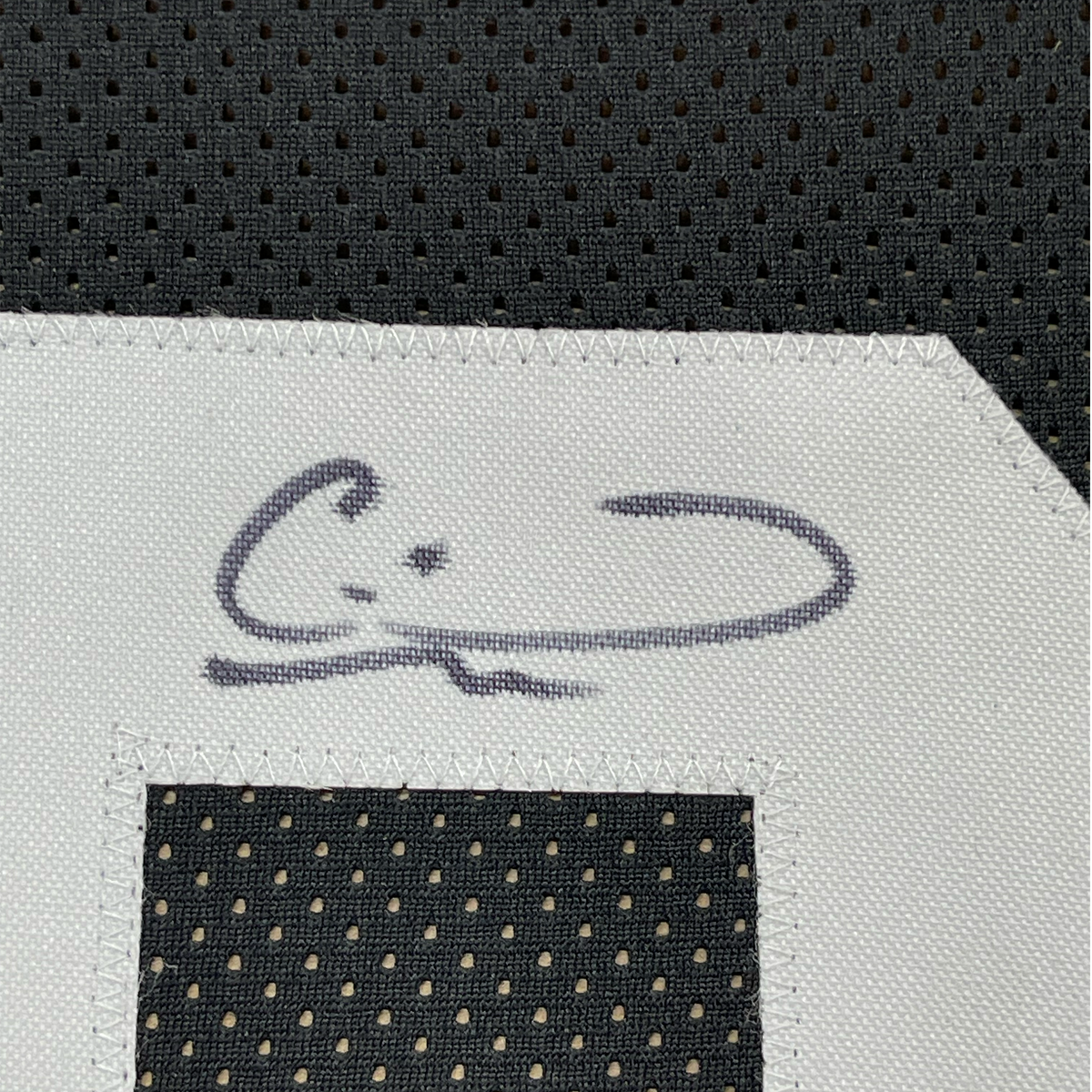 Framed Autographed/Signed Calvin Ridley 35x39 Jacksonville Black Football Jersey Beckett BAS COA