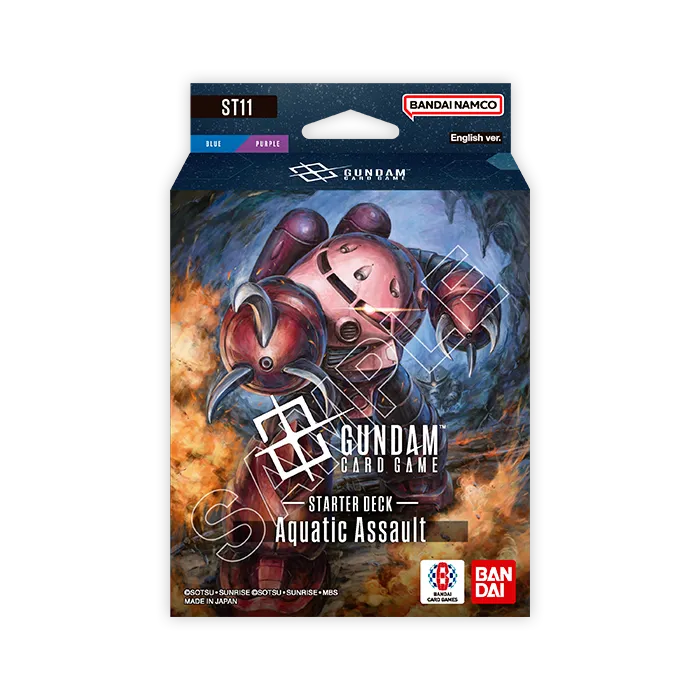 Gundam Card Game Aquatic Assault ST11 English starter deck package