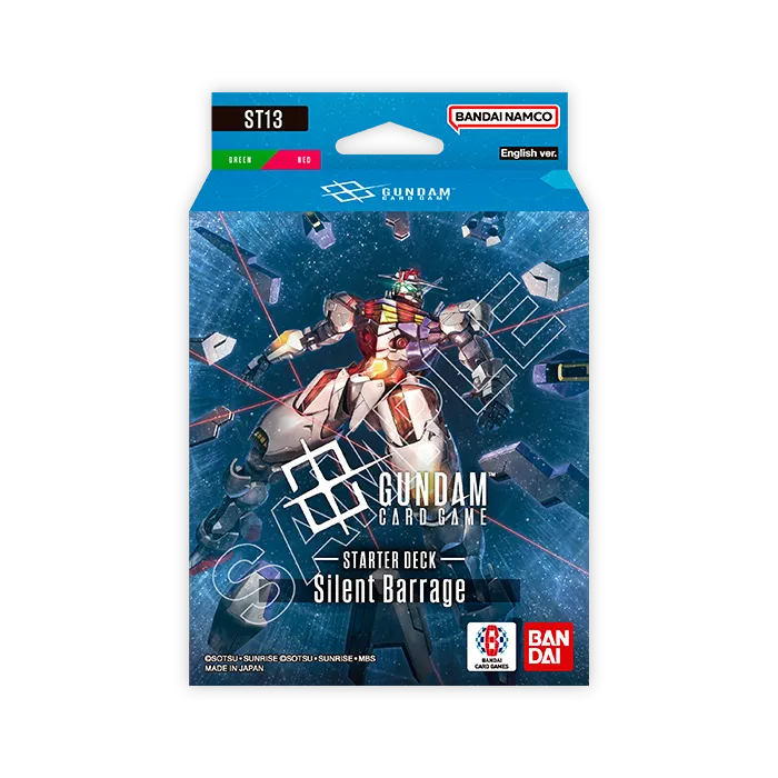 Gundam Card Game Silent Barrage ST13 English starter deck package