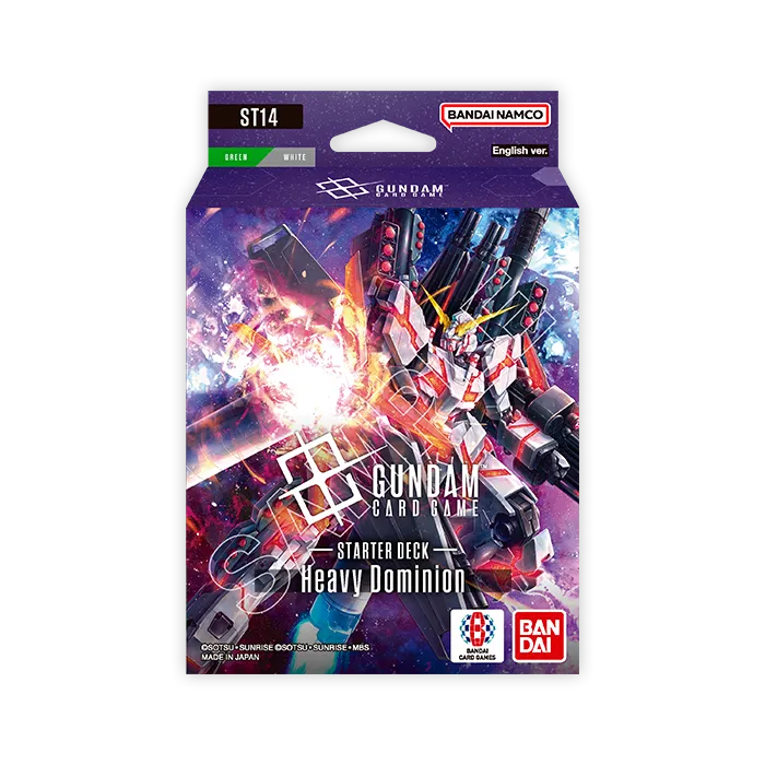 Gundam Card Game Heavy Dominion ST14 English starter deck package