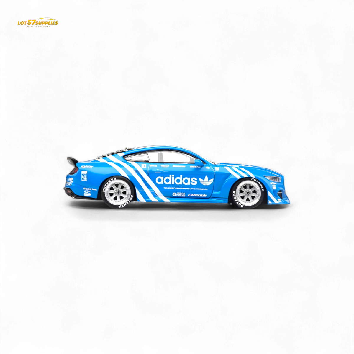 Liberty64 Ford Mustang GT Widebody Modified 1:64