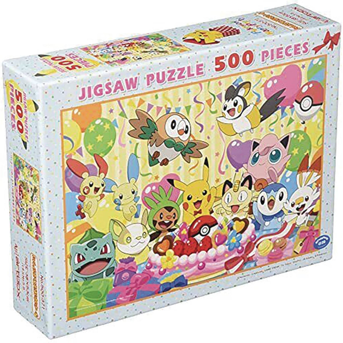 Pokemon Lets Eat Together Celebration Cake 500PC Puzzle - CLEARANCE