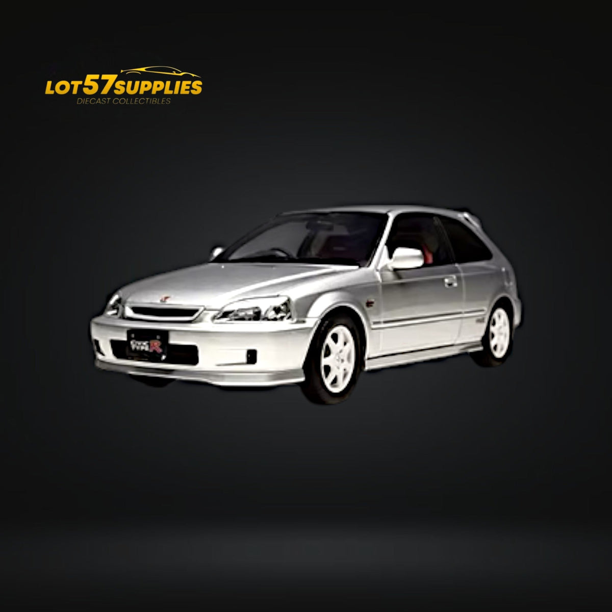 MOTORHELIX Honda Civic Type-R EK9 Silver 1:18