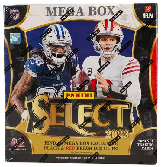 2023 年 Panini 精选足球超级盒（黑色和绿色 Prizm 模切！）
