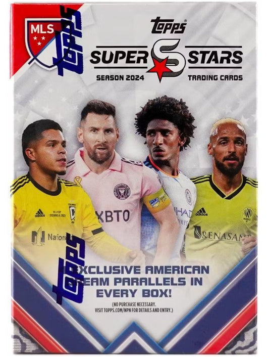 2024 Topps Superstars MLS Major League Soccer 9-Pack Blaster Box