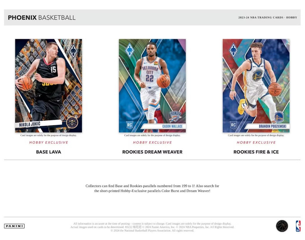 2023/24 Panini Phoenix Basketball Hobby Box