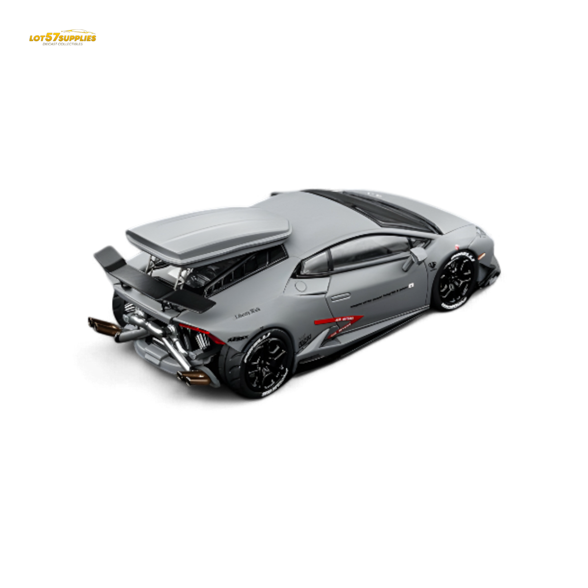 FindClassically Lamborghini LP610-4 Twin Turbo Gray 1:64