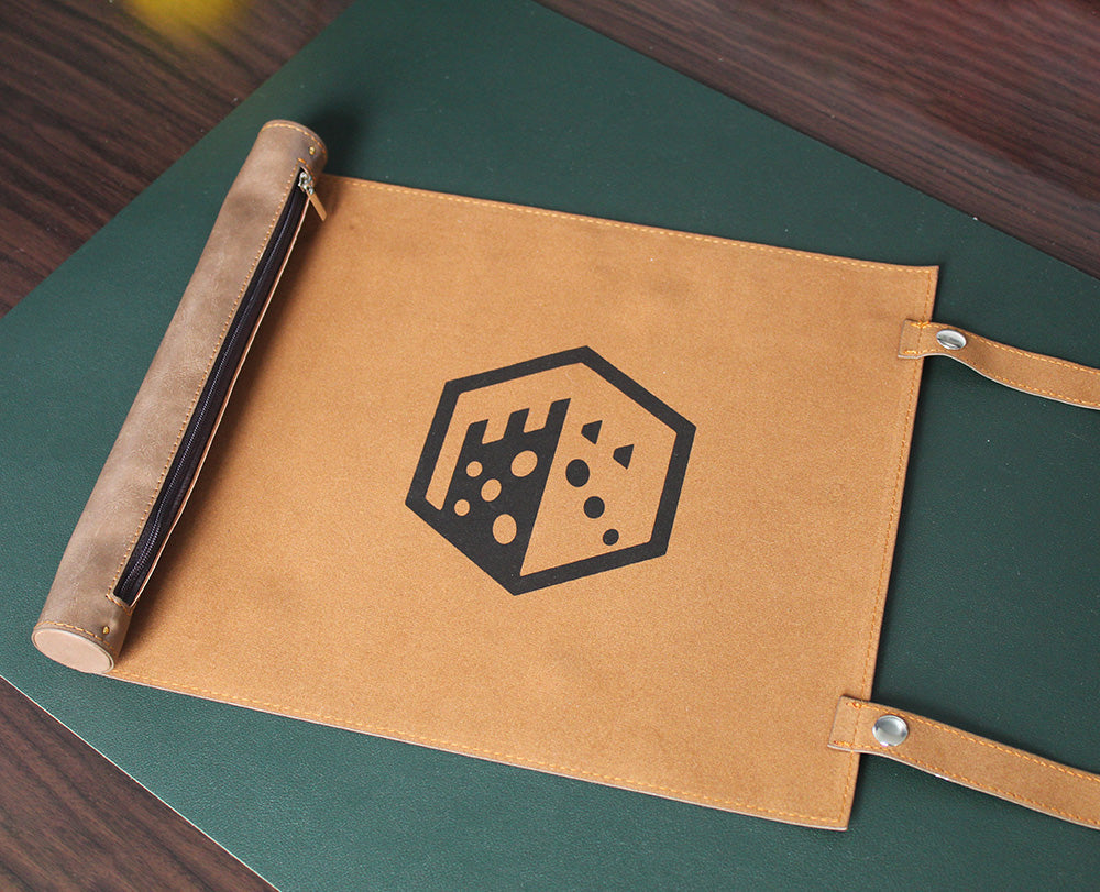 Dice Dungeons Scroll Dice Holder and Rolling Mat