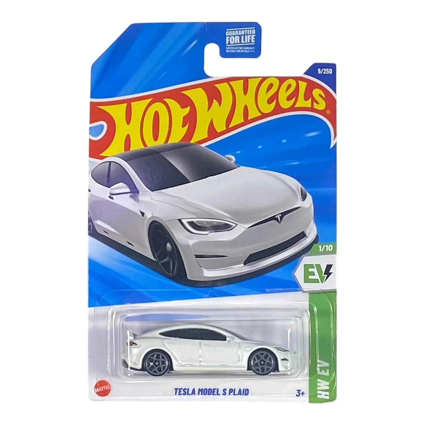 Hot Wheels Tesla Model S Plaid - EV Series 1/10