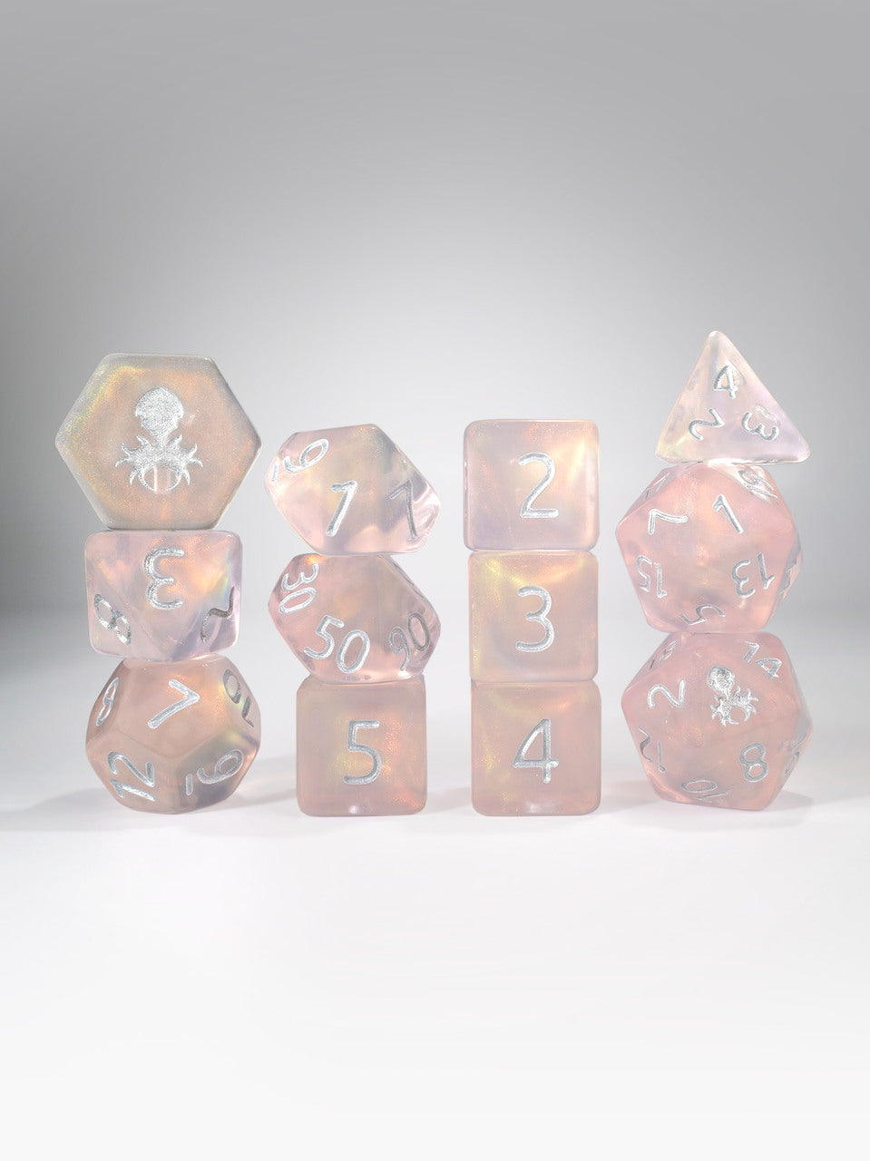 Kraken PRAWJECT 12 pc Acrylic TTRPG Dice Sets