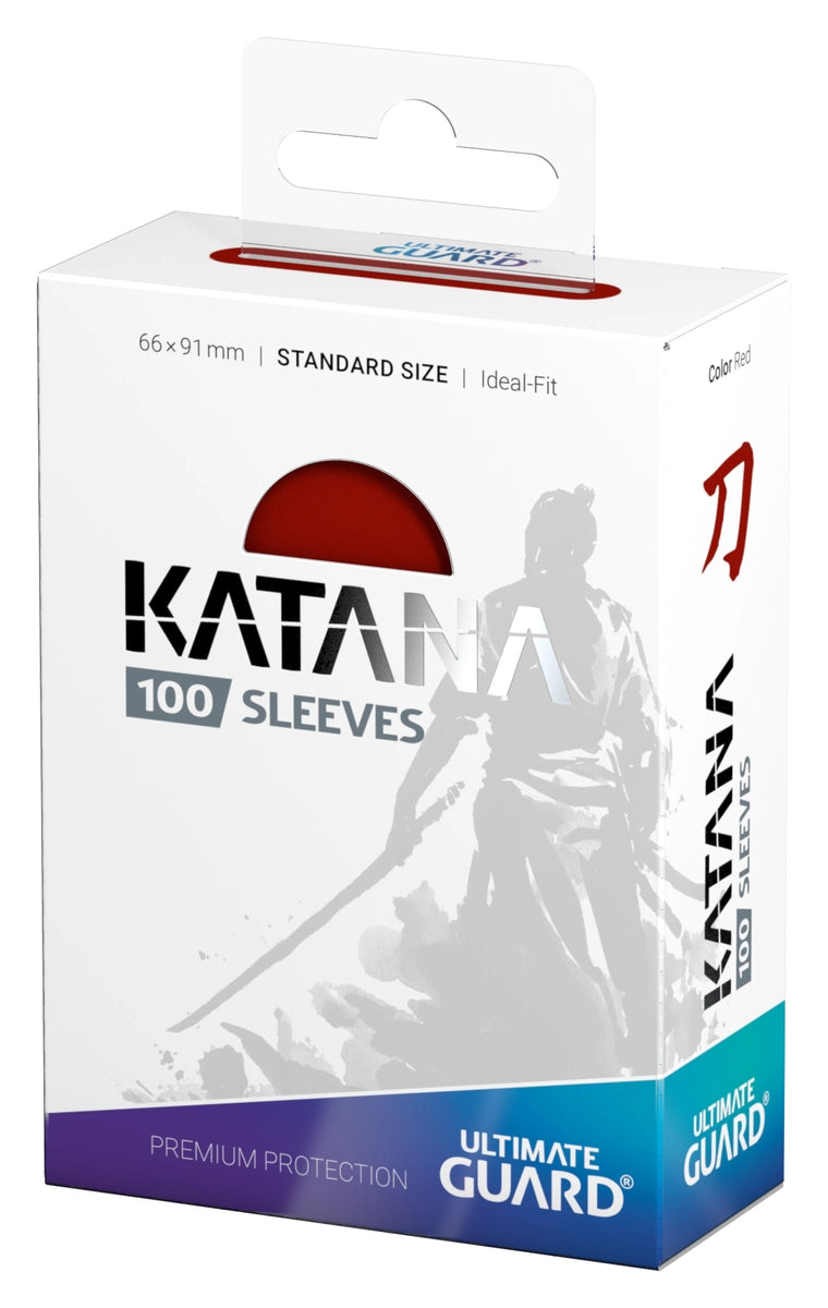 Card Sleeves: Katana Sleeves Standard Size Red (100ct)