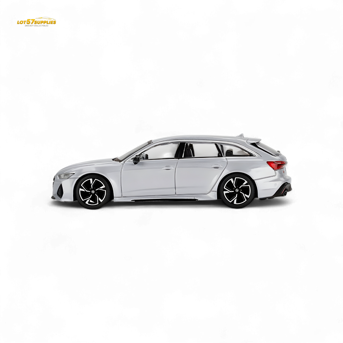 Mini GT Audi RS 6 Avant Florett Silver 1:64