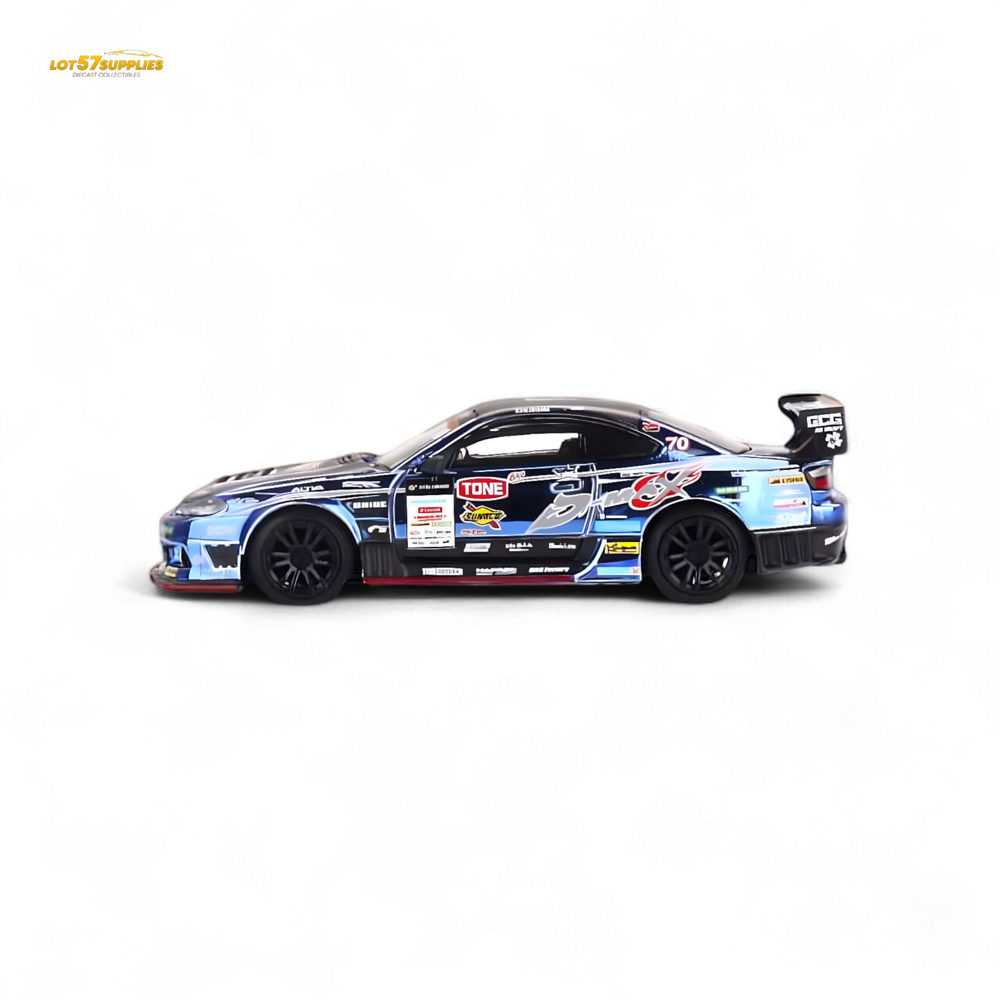Mini-GT Nissan S15 Silvia D-MAX #70 Japan Exclusive 1:64