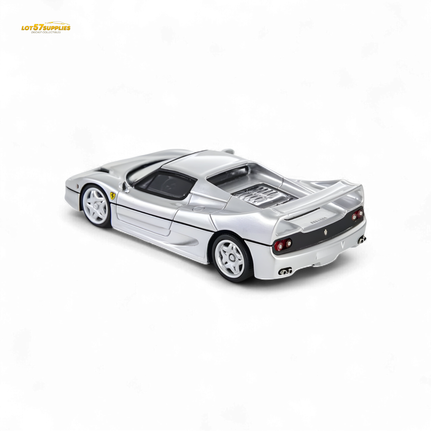 Nice Auto Ferrari F50 Silver 1:64