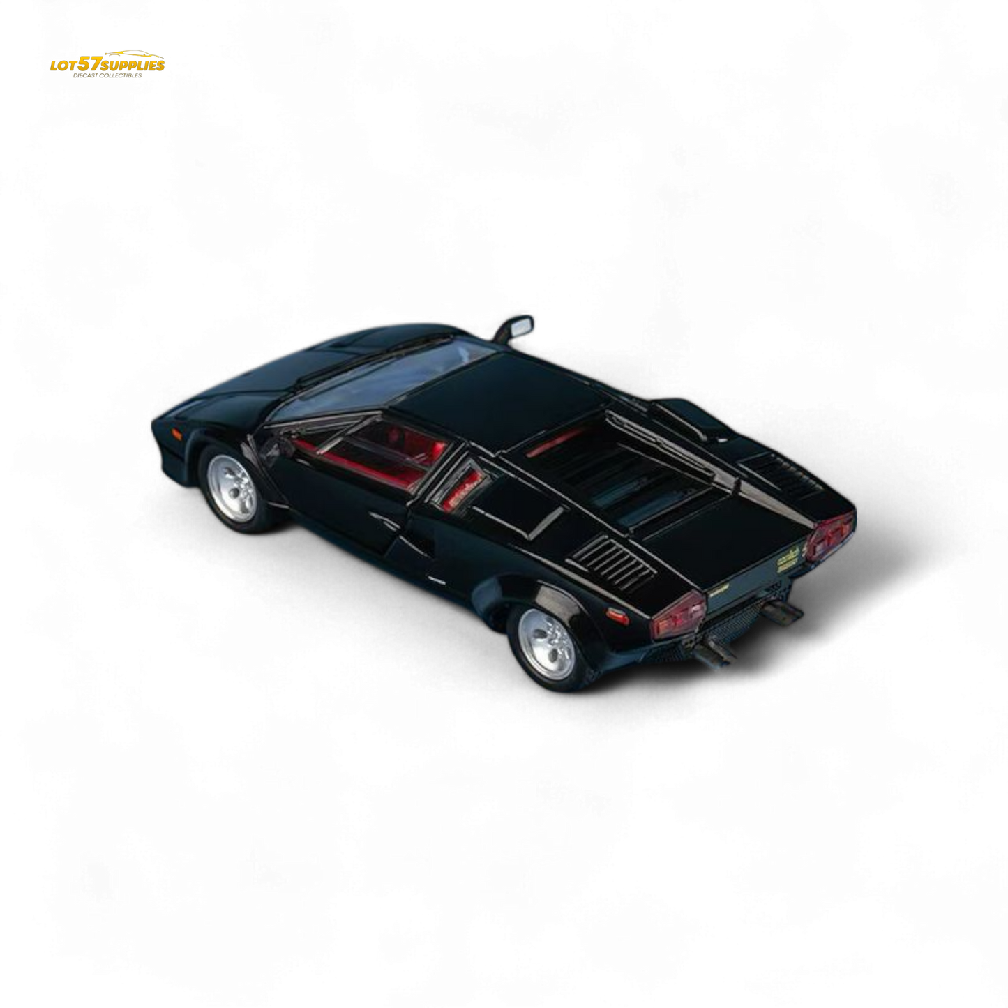 FindClassically Countach LP5000S Metallic Black 1:64