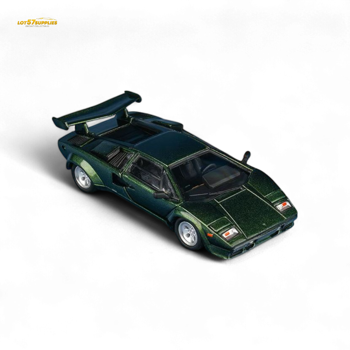 FindClassically Countach LP5000S Canepa Green 1:64