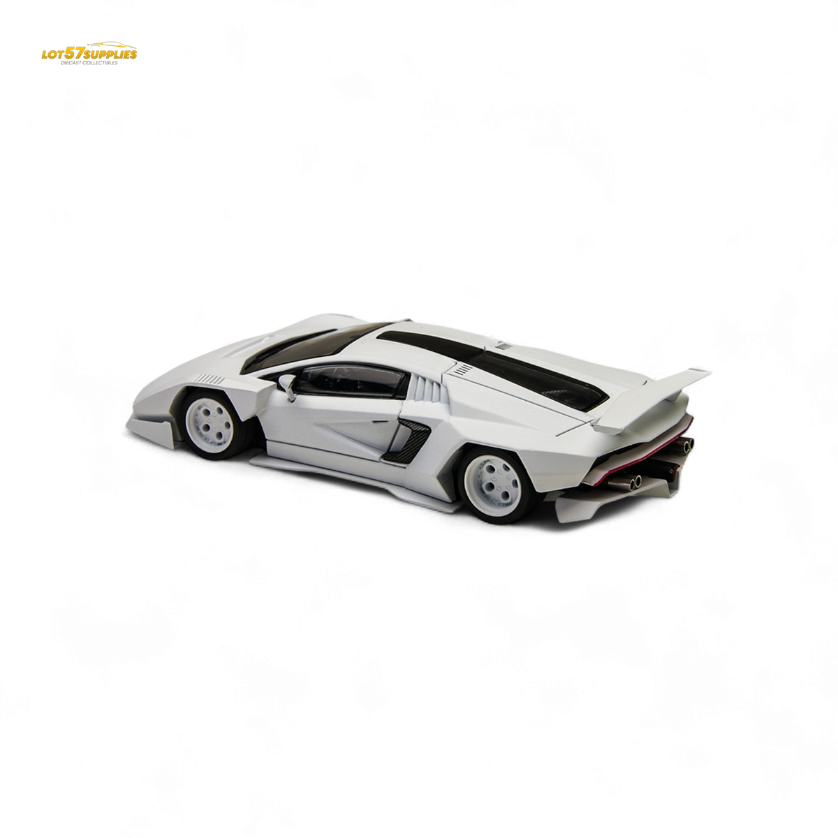 TimeMicro Countach V Ver. Mechanic White 1:64