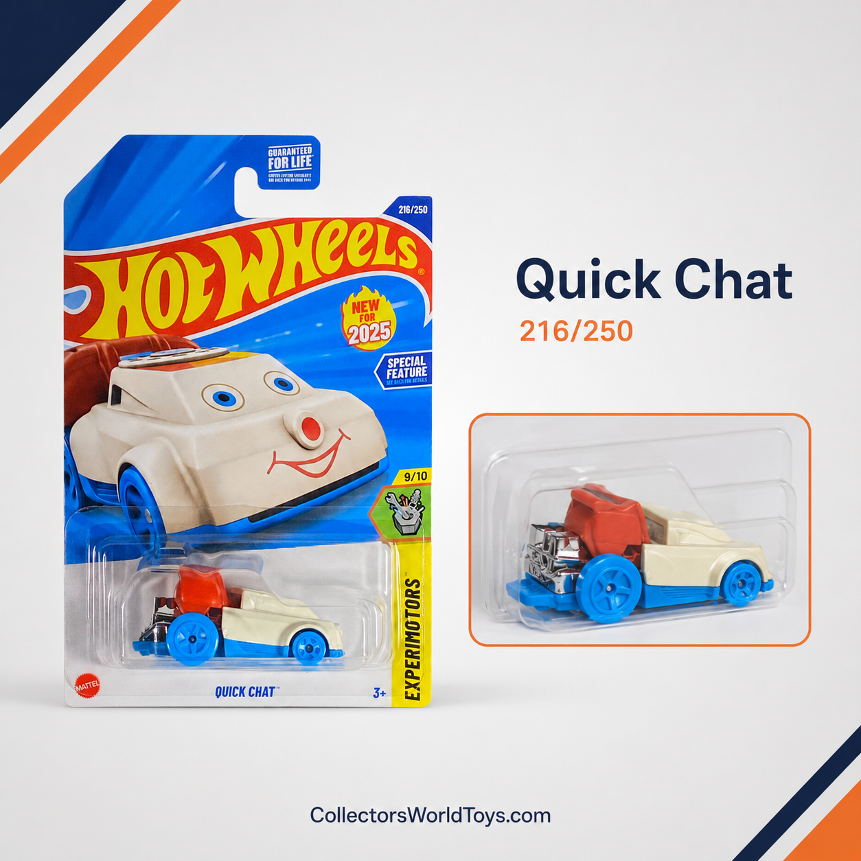 Hot Wheels Quick Chat | Experimotors Series 9/10 - 216/250