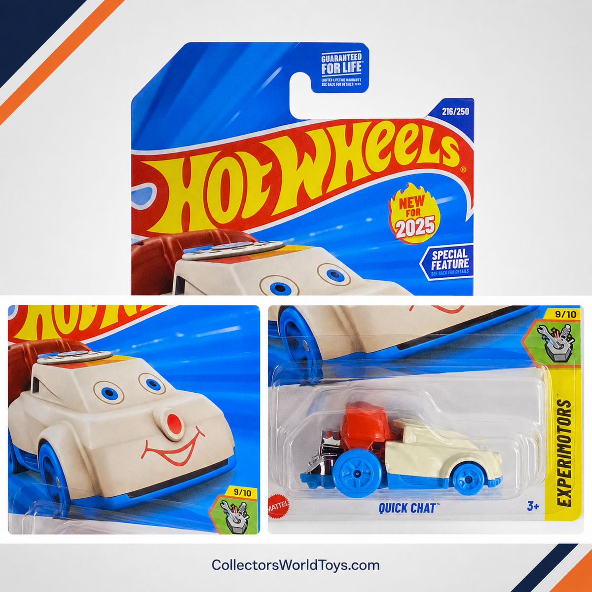 Hot Wheels Quick Chat | Experimotors Series 9/10 - 216/250