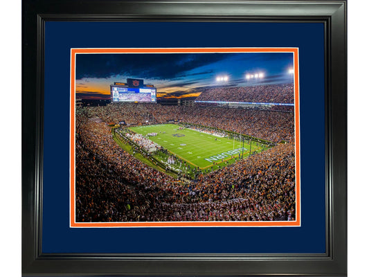 Framed Jordan-Hare Stadium Auburn Tigers 11"x14" NCAA Football Photo Professionally Matted