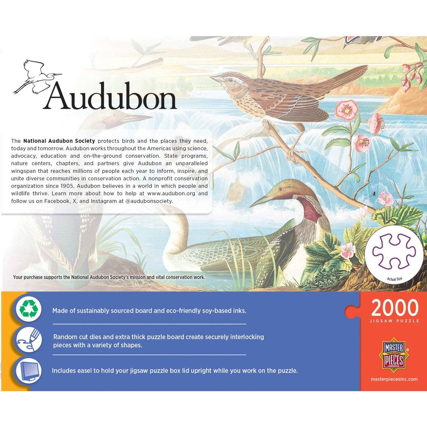 Audubon 2000 Piece Jigsaw Puzzle - Signature Collection | Masterpieces