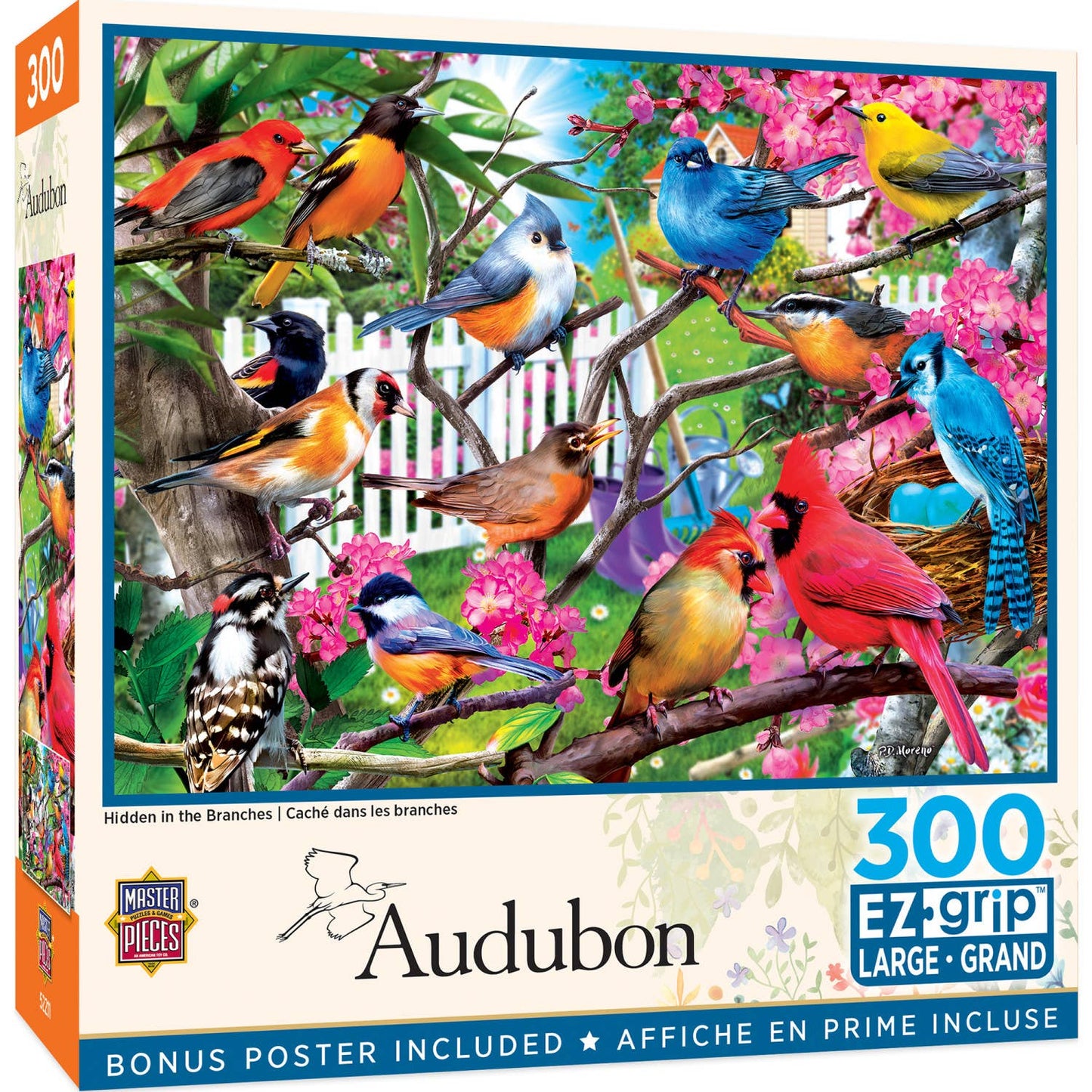 Audubon - Hidden in the Branches 300 Piece Puzzle by Masterpieces Puzzles