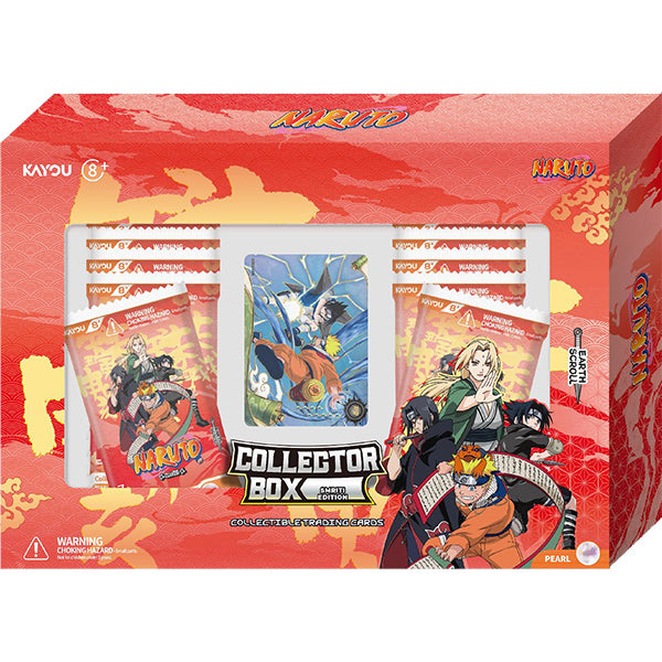 Kayou Naruto Smriti Earth Scroll Series 2 landscape Pearl Collector Box with 10 packs and a limited-edition PR card