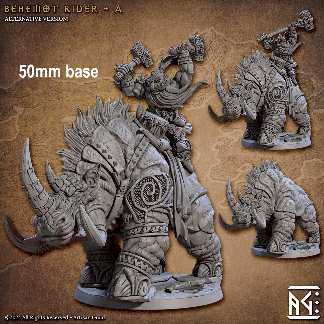 Behemot Rider (Base Sculpt A)