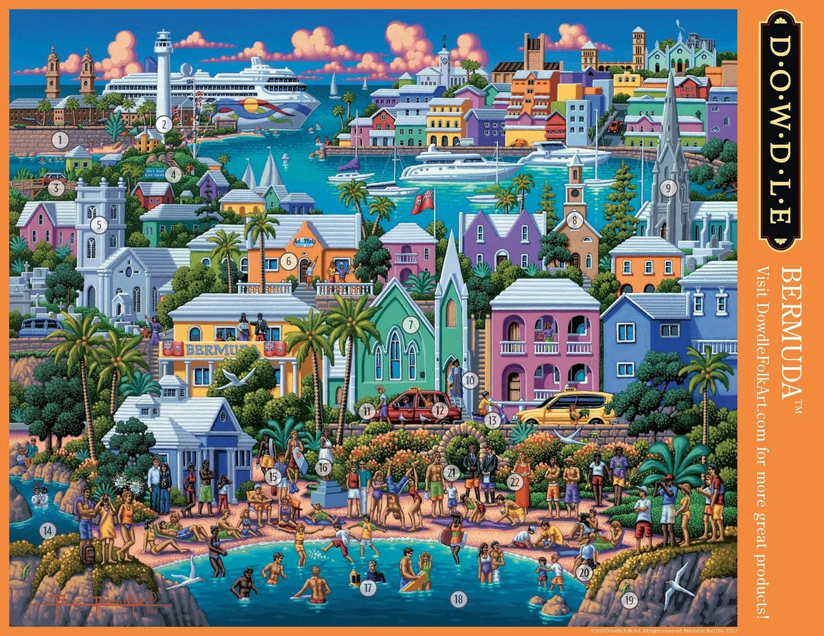Bermuda 500 Piece Jigsaw Puzzle | Dowdle Puzzles