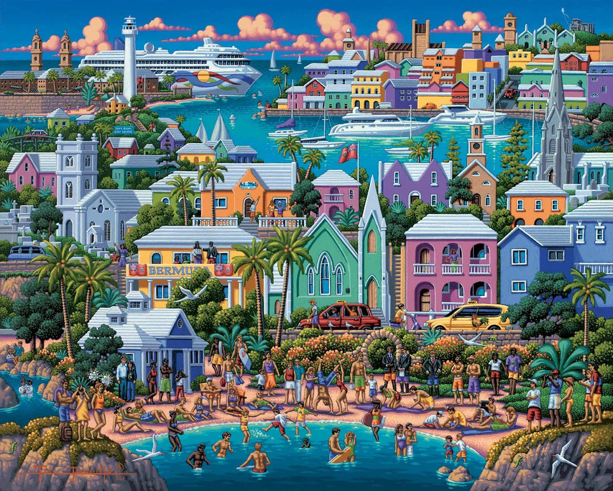 Bermuda 500 Piece Jigsaw Puzzle | Dowdle Puzzles