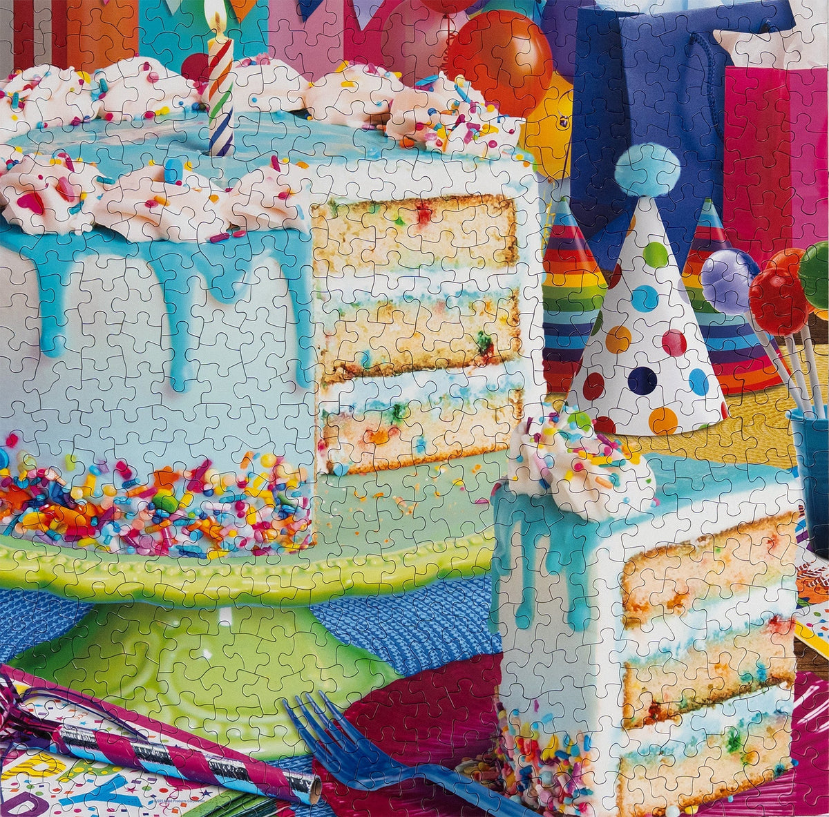 Birthday Cake 500 Piece Jigsaw Puzzle - Limited Release | Springbok Puzzles