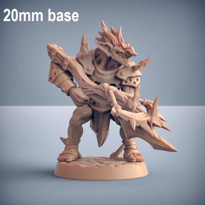 Blackrazor Warrior: Base Sculpt F (Male Hobgoblin)