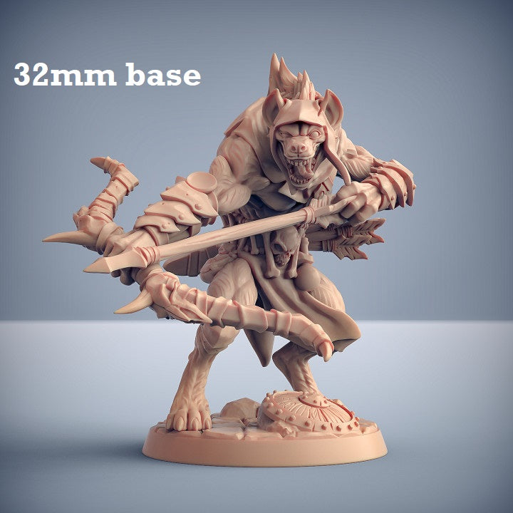 Bonegnasher Gnoll: Sculpt E (Male Gnoll Ranger)