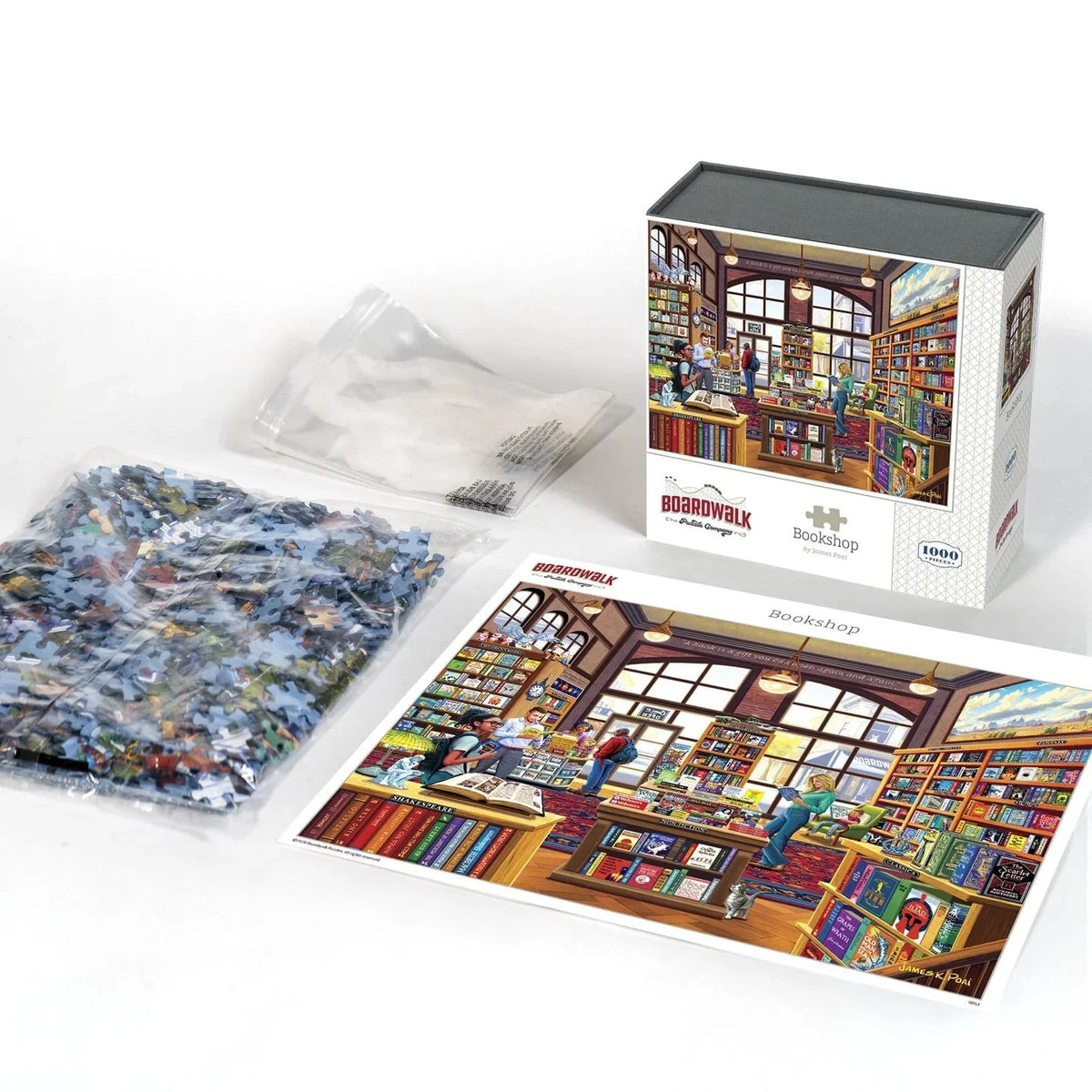 Bookshop 1000 Piece Puzzle by Boardwalk