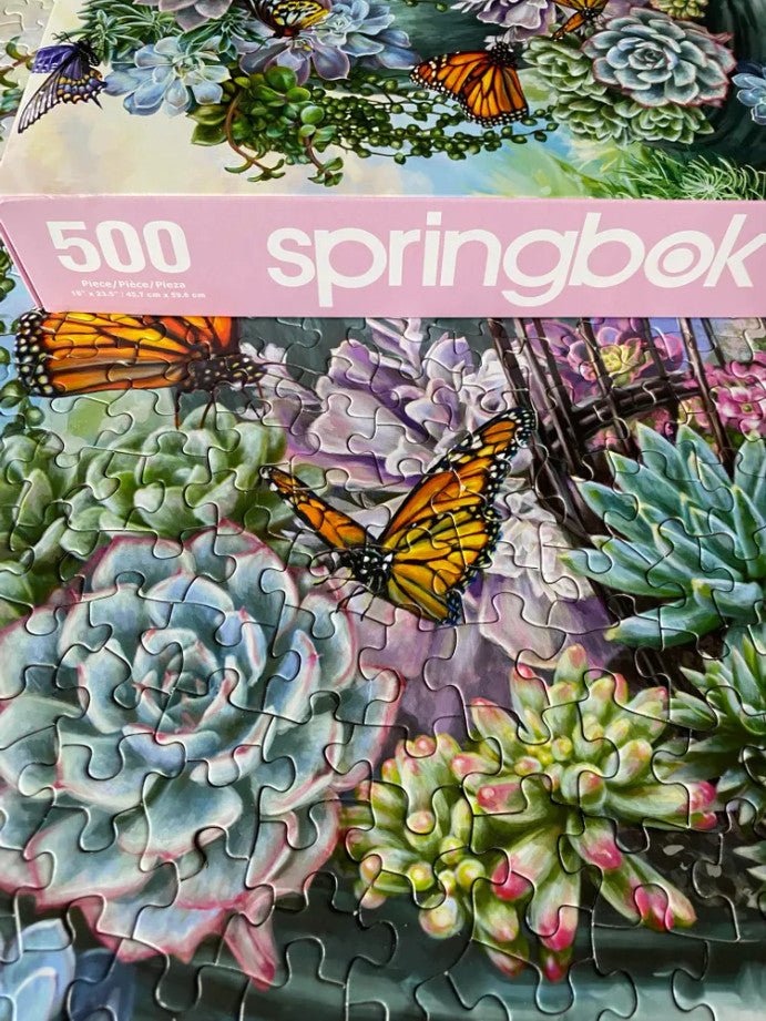 Butterfly Bliss 500 Piece Jigsaw Puzzle by Springbok Puzzles