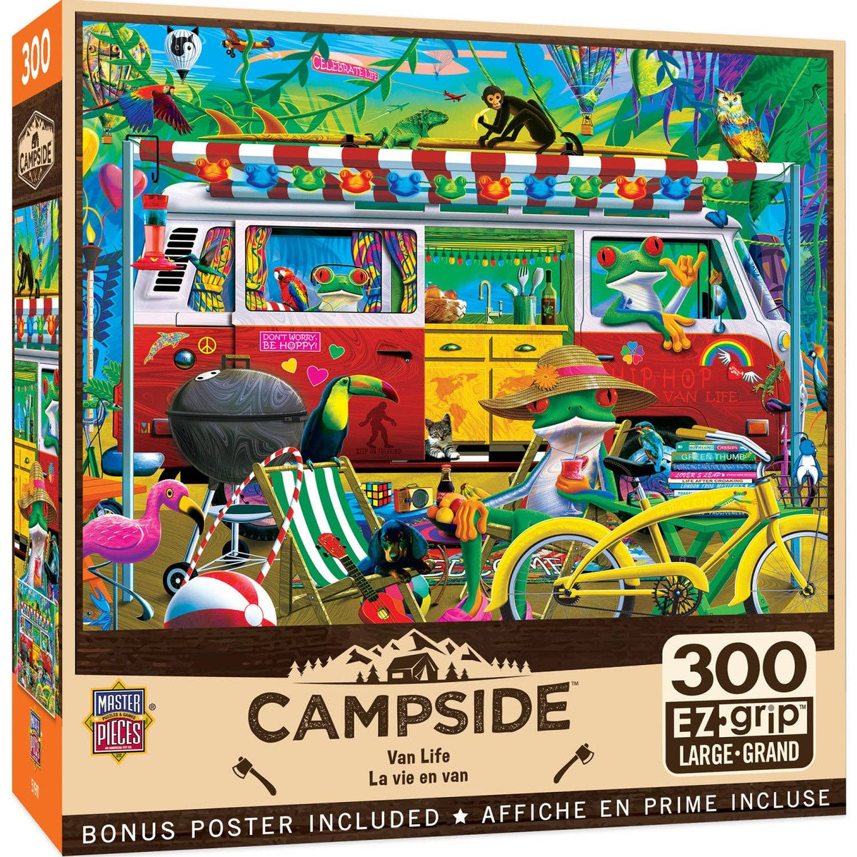 Campside - Van Life 300 Piece EZ Grip Jigsaw Puzzle by Masterpieces Puzzles