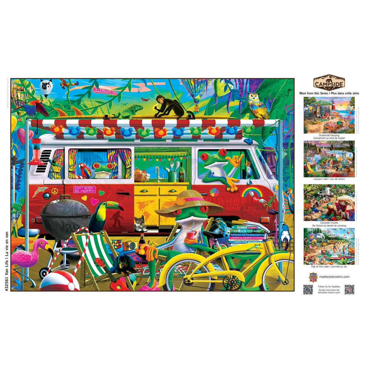 Campside - Van Life 300 Piece EZ Grip Jigsaw Puzzle by Masterpieces Puzzles