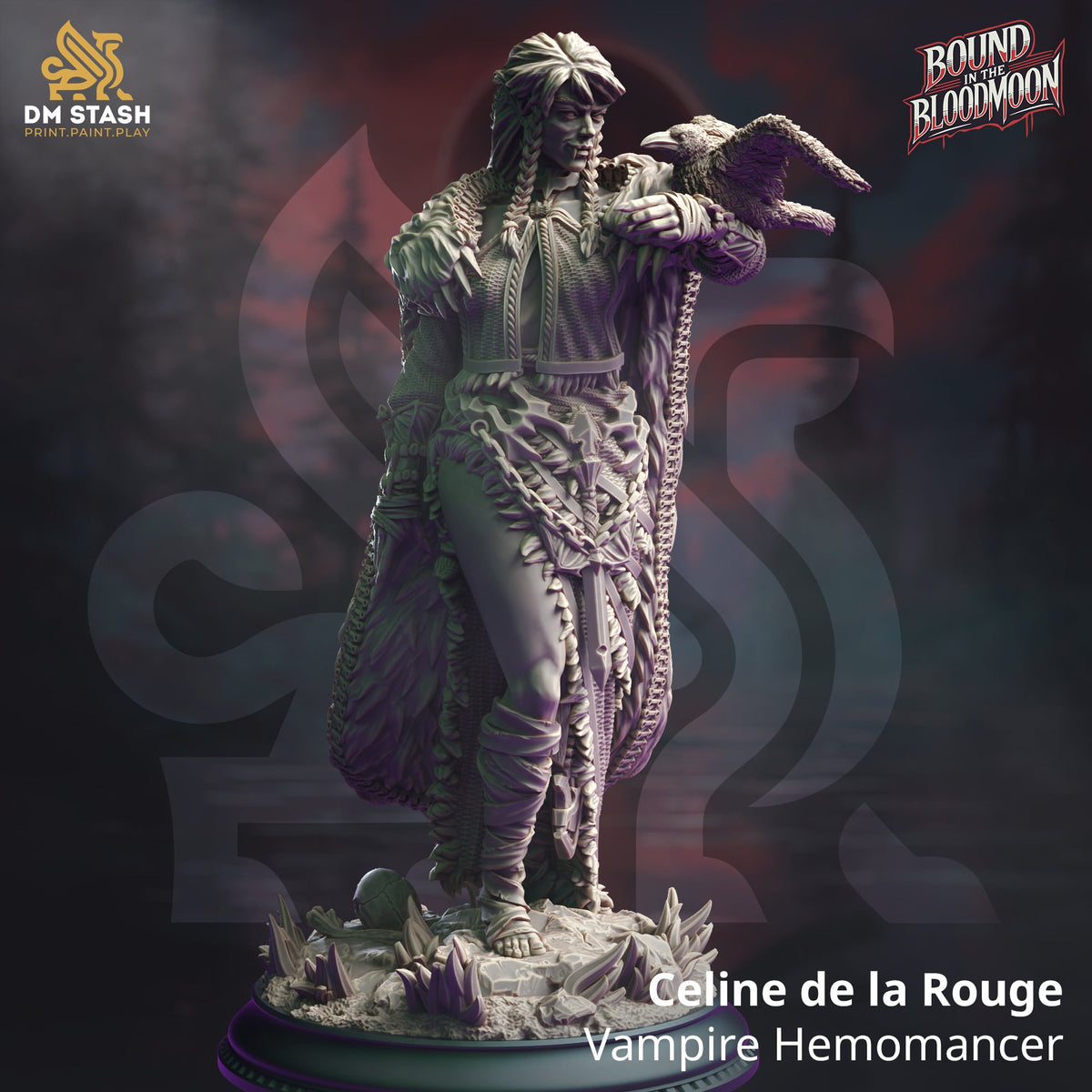 Celine de la Rouge (Female Vampire Druid)