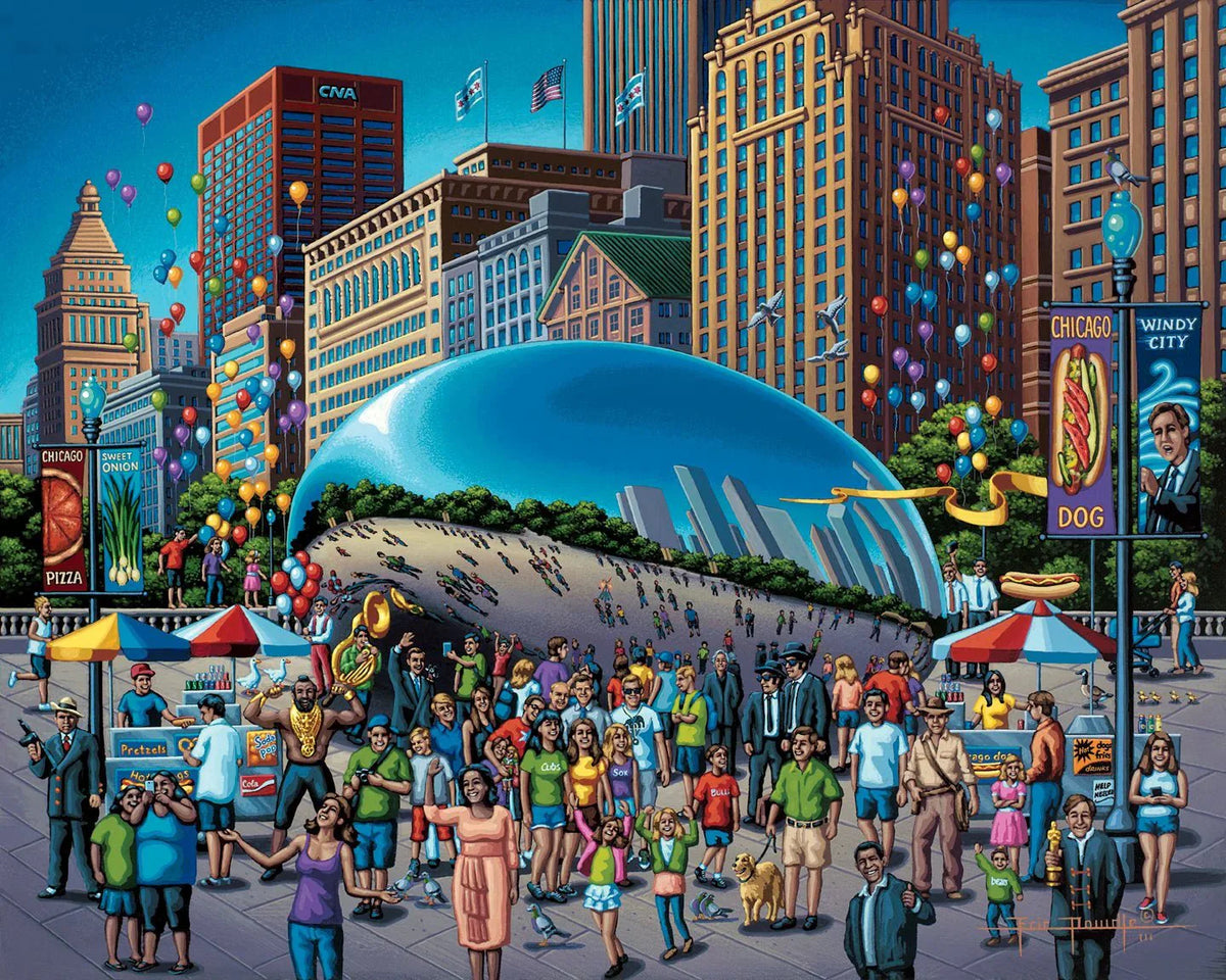 Chicago Bean 500 Piece Jigsaw Puzzle | Dowdle Puzzles
